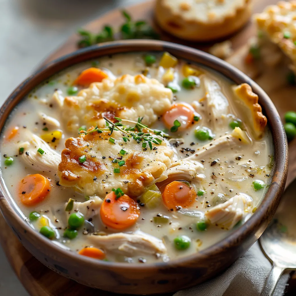 A bowl of soup with carrots and peas.