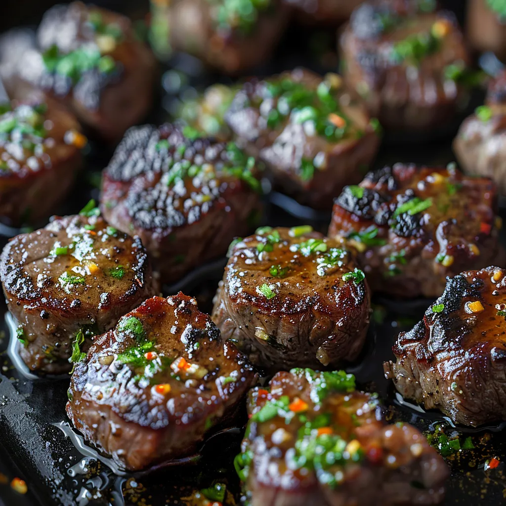 A plate of meat with sauce.