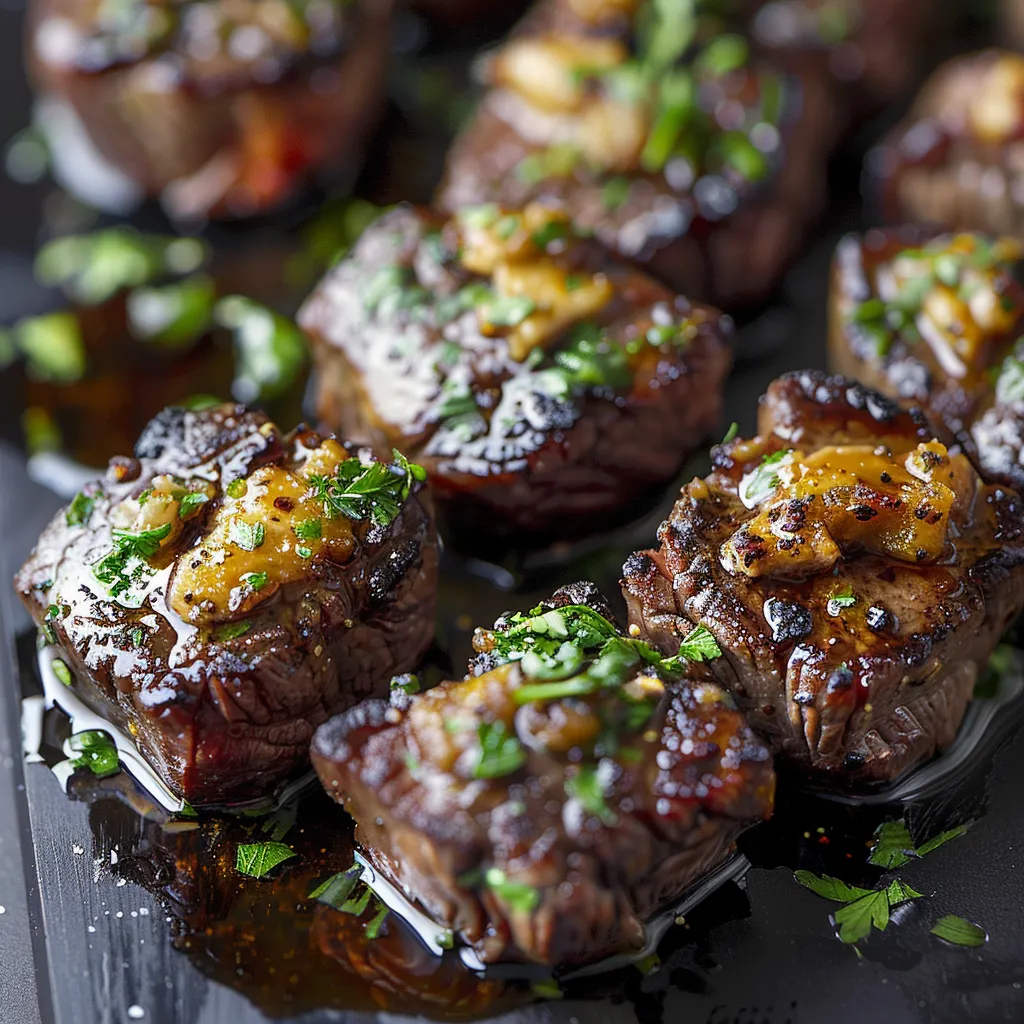 A plate of meat with sauce.