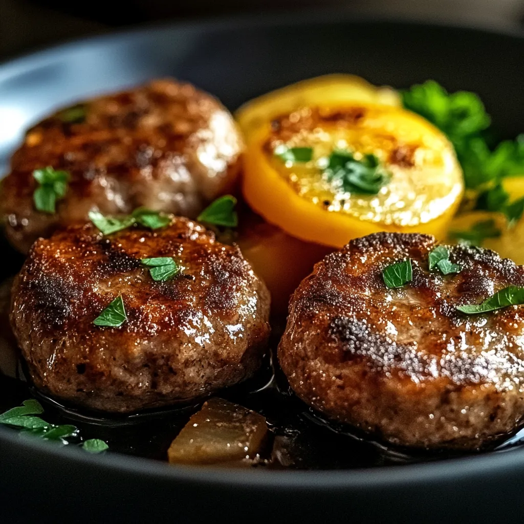 A plate of meat and vegetables.