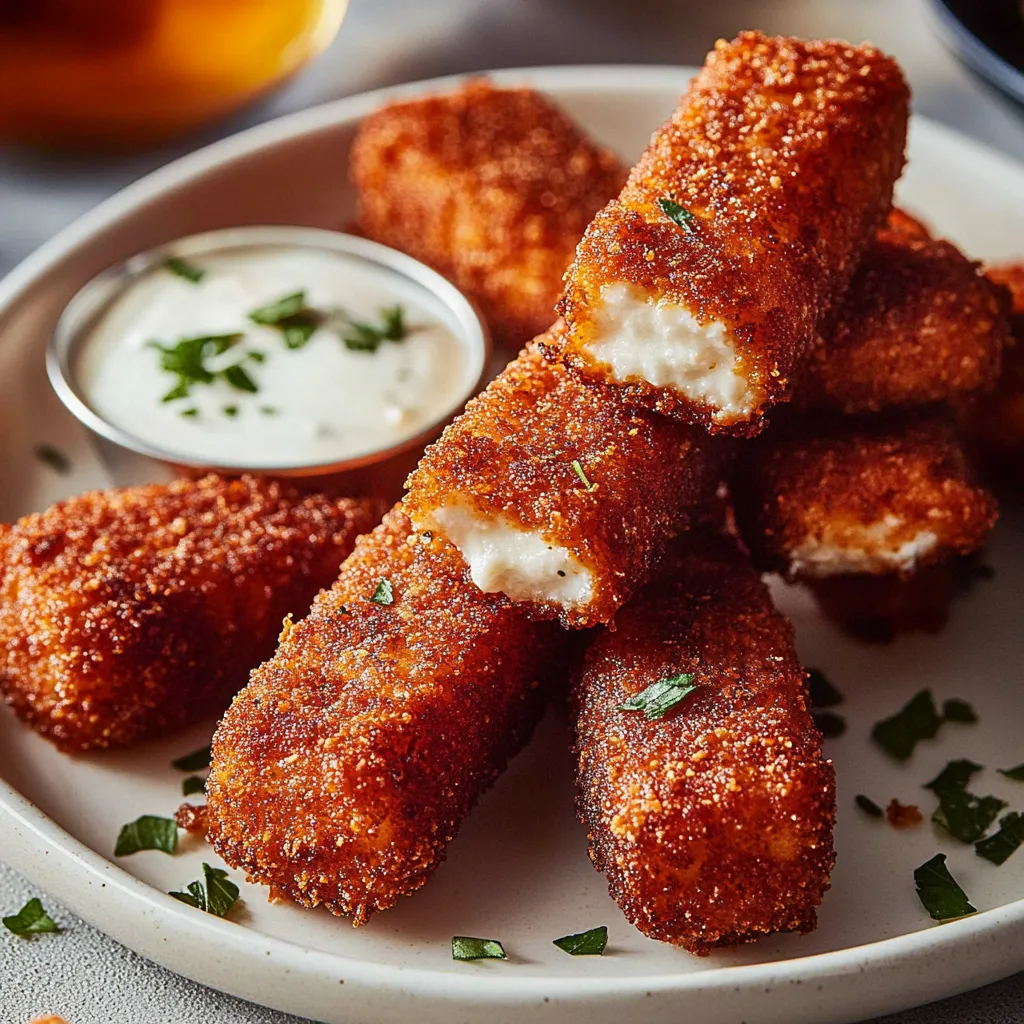 A plate of food with a dipping sauce.