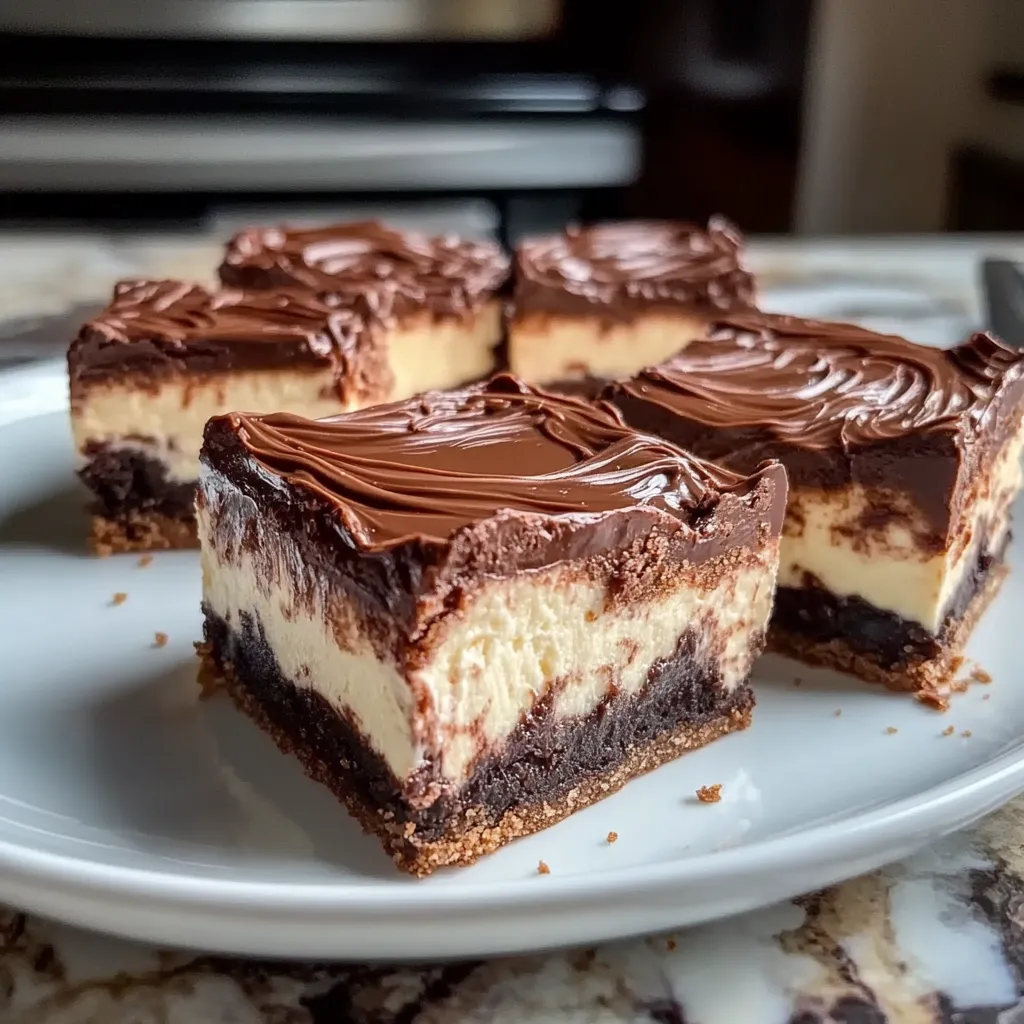 A plate of chocolate cake with chocolate frosting.