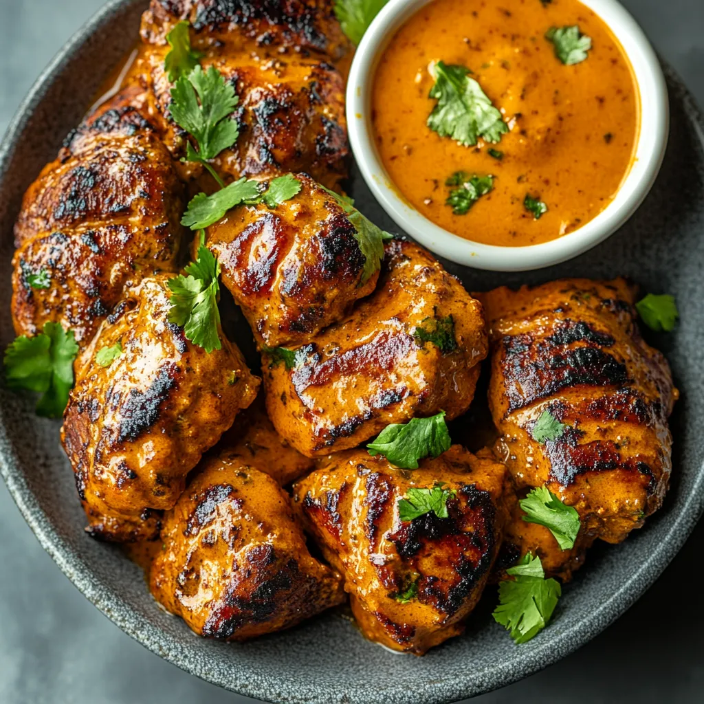 A bowl of meat with a sauce.