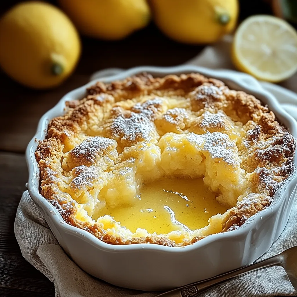 A bowl of lemon meringue pie.