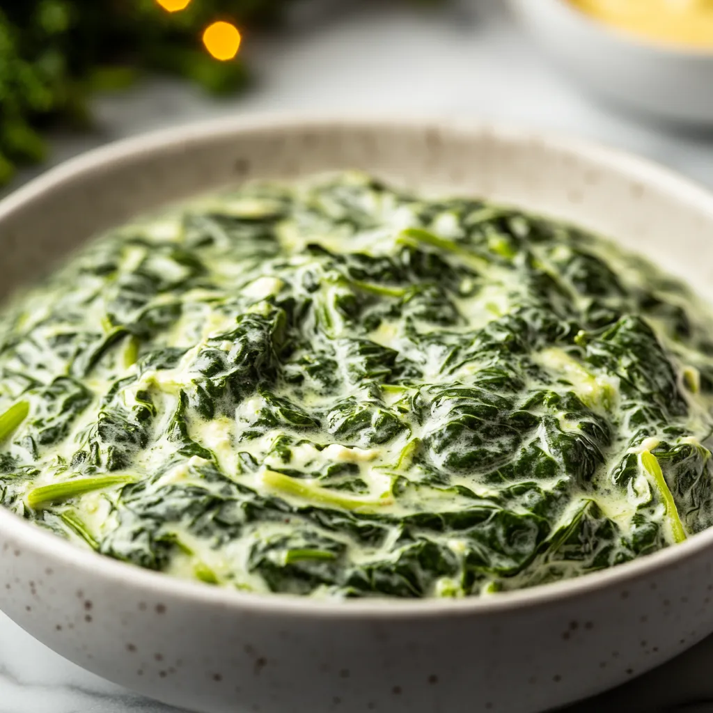 A bowl of greens.