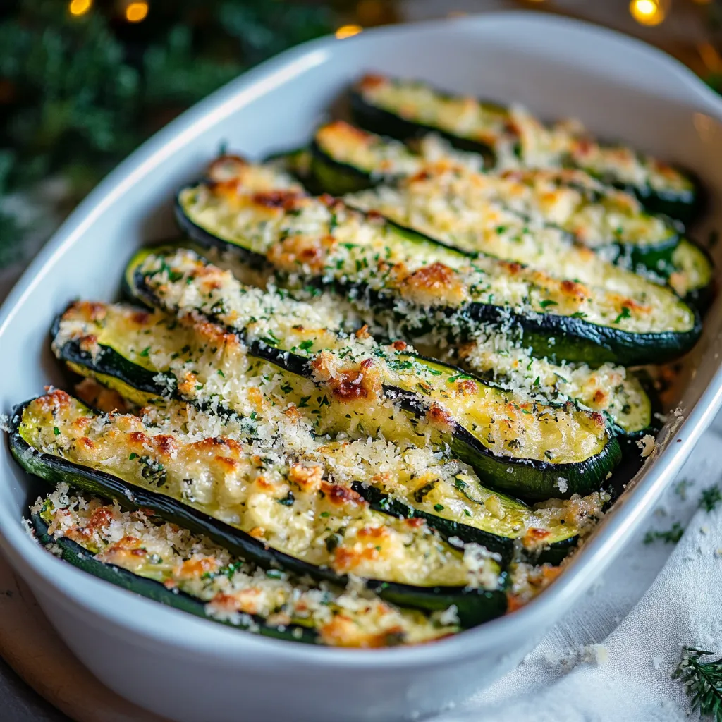 A white bowl filled with zucchini and cheese.