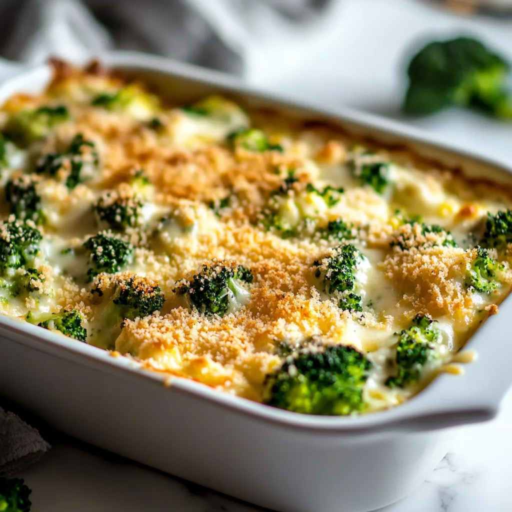 A white bowl filled with broccoli and cheese.