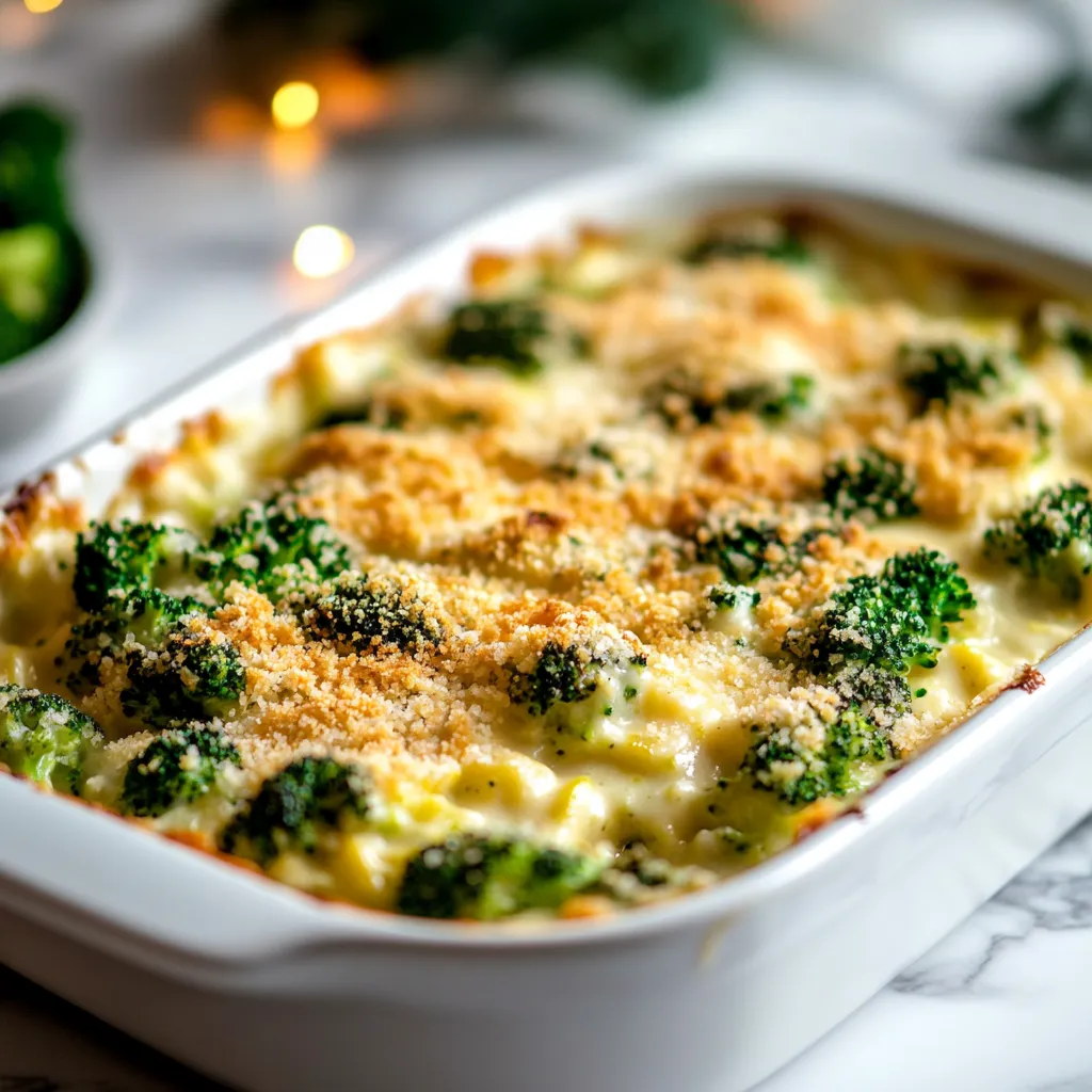 A white bowl filled with broccoli and cheese.