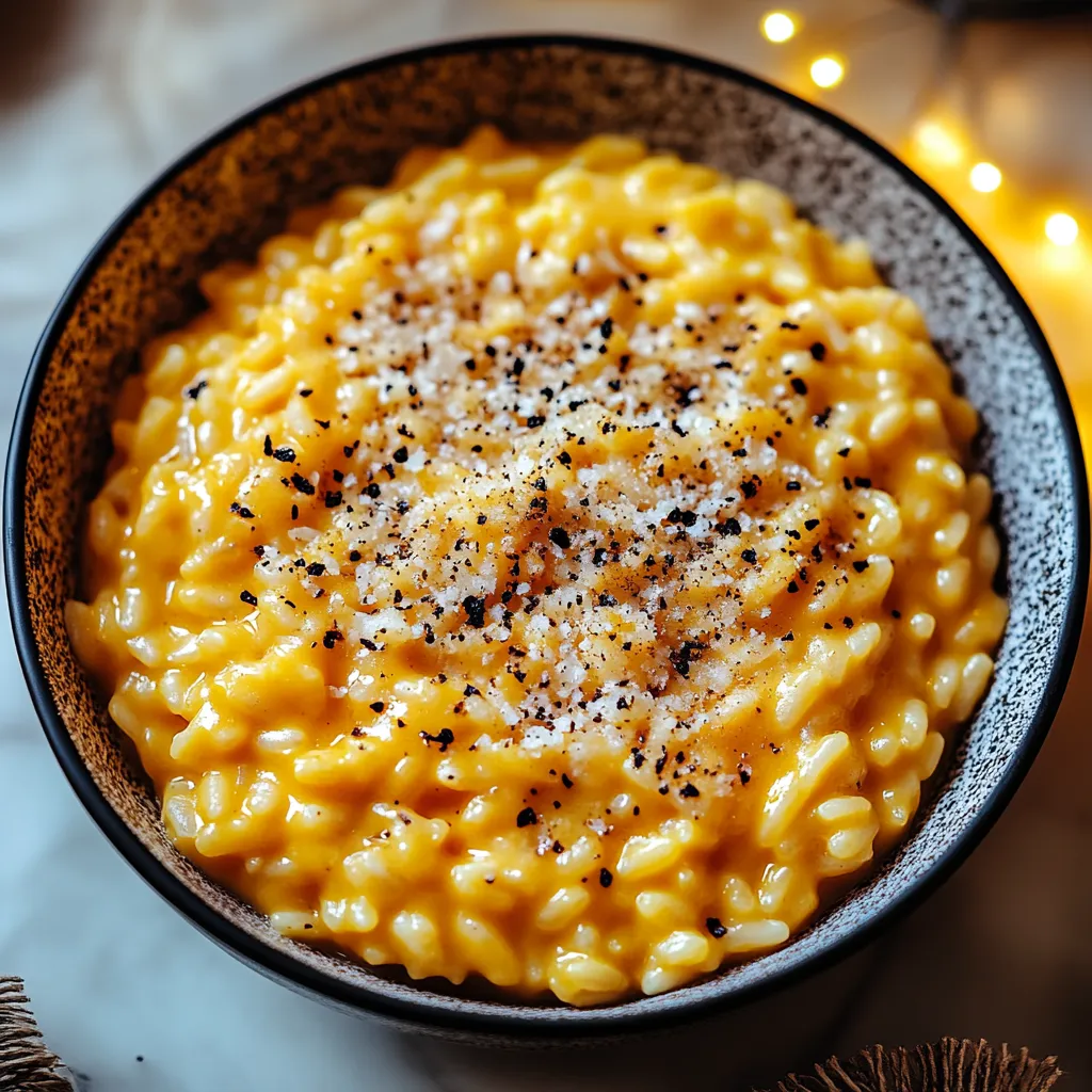 A bowl of food with black specks in it.