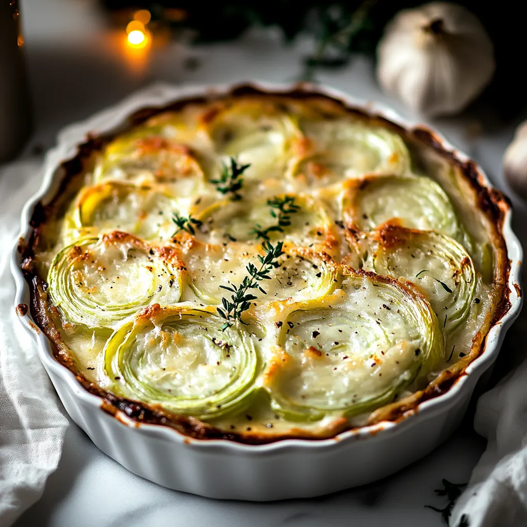 A white bowl with a vegetable casserole.