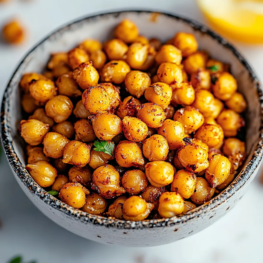 A bowl of yellow chickpeas.