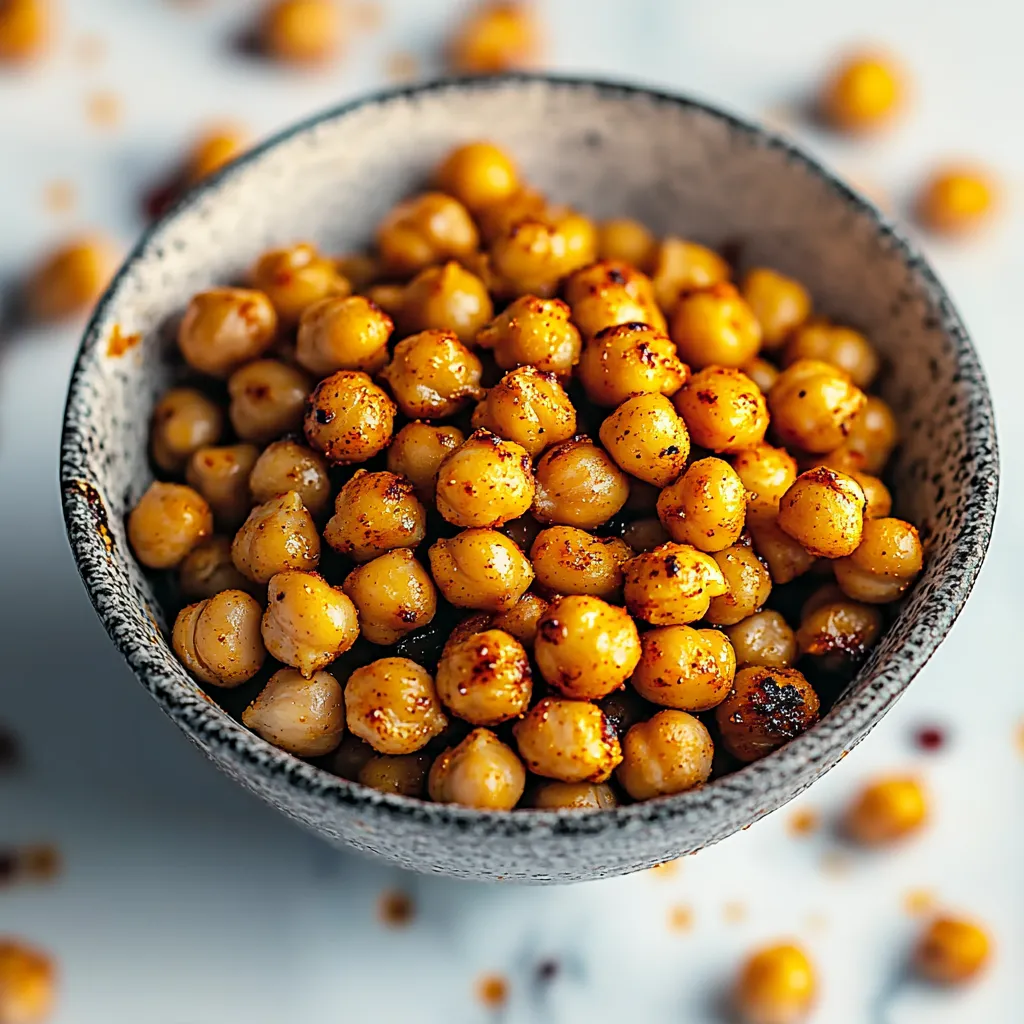 A bowl of cooked chickpeas.