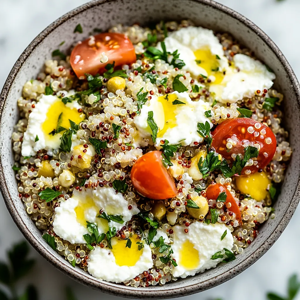 A bowl of food with tomatoes, cheese, and rice.