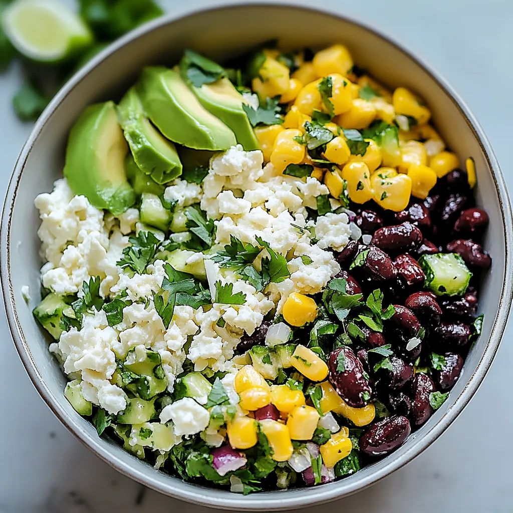 A bowl of food with a variety of ingredients.