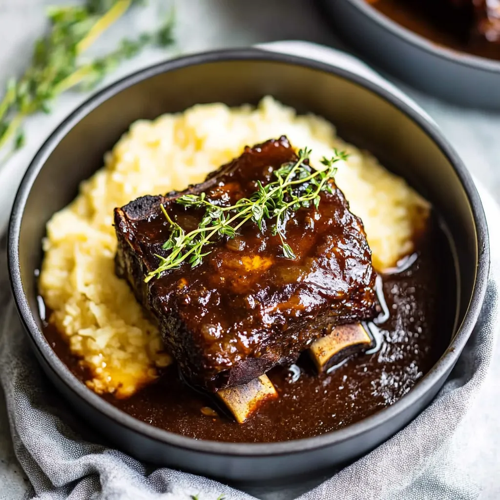 A close up of a delicious barbecue ribs.