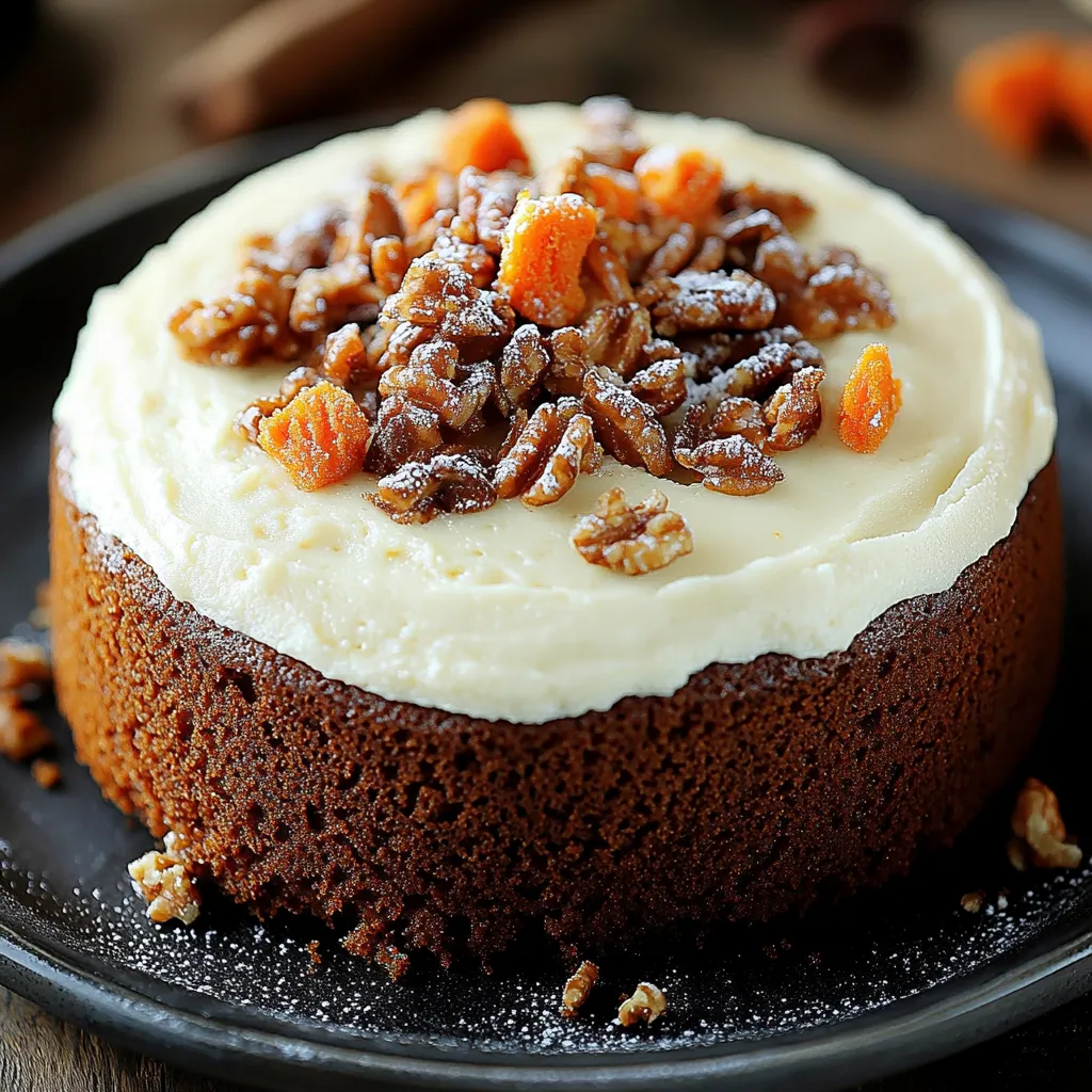 A slice of cake with walnuts on top.