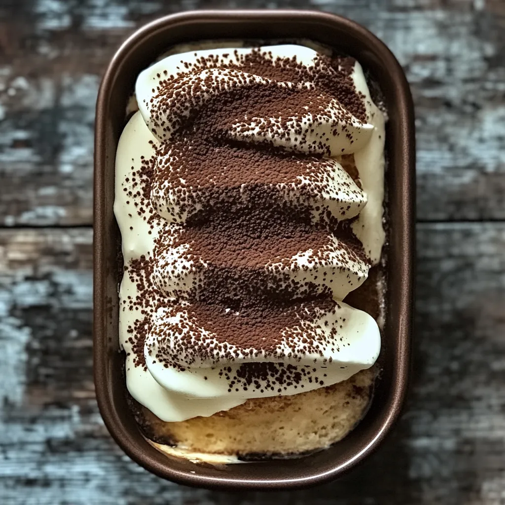 A bowl of food with chocolate and white toppings.