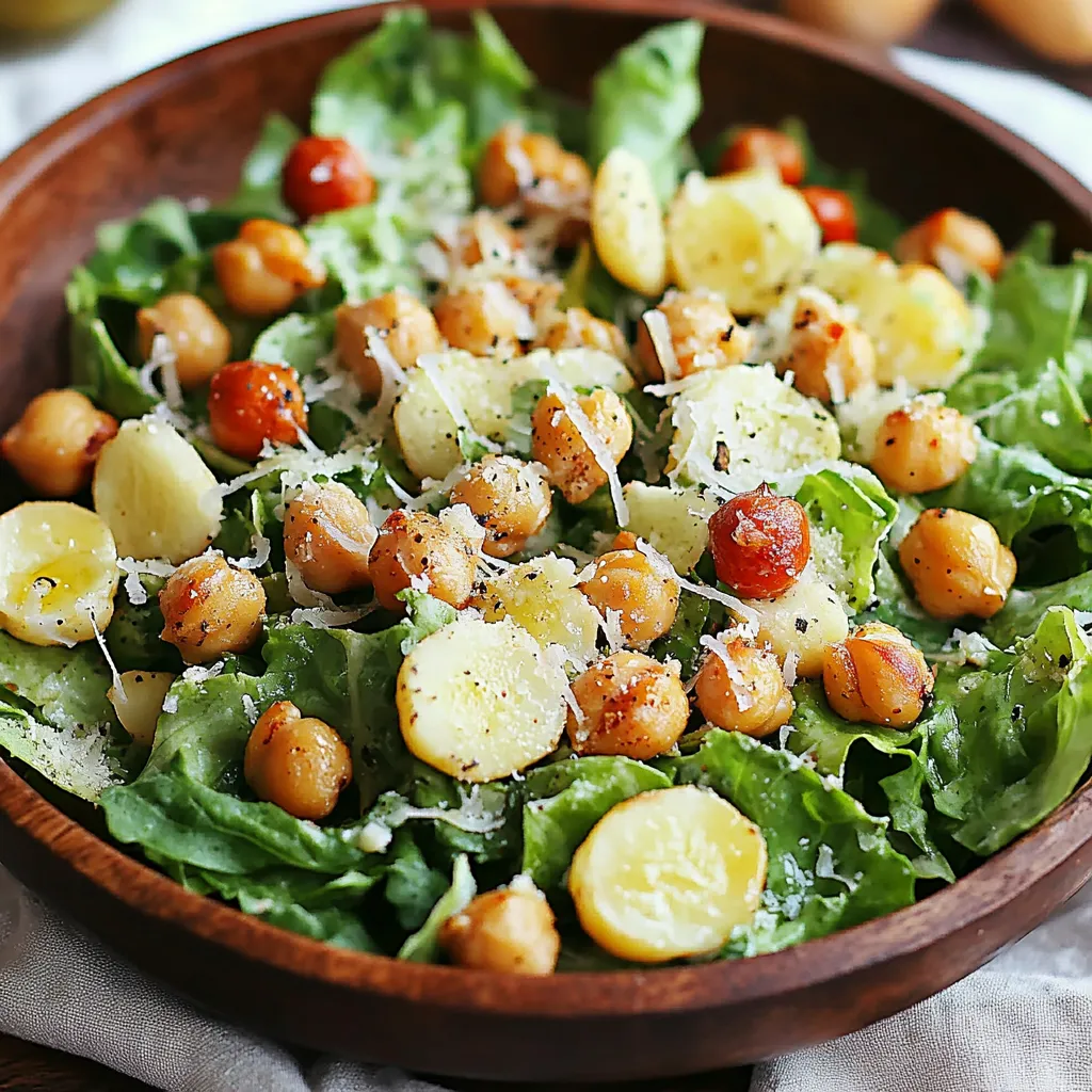 A bowl of salad with chickpeas, tomatoes, and lettuce.