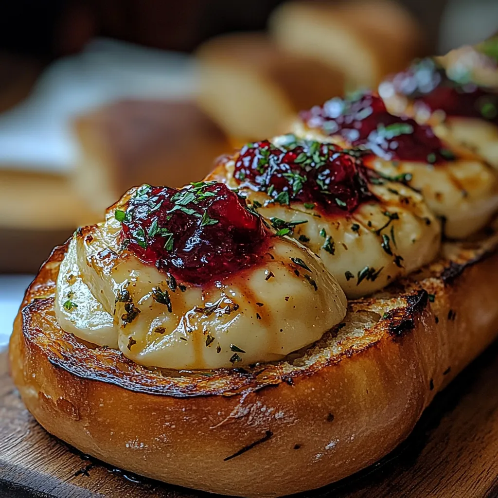 A sandwich with meat and jelly on a wooden table.