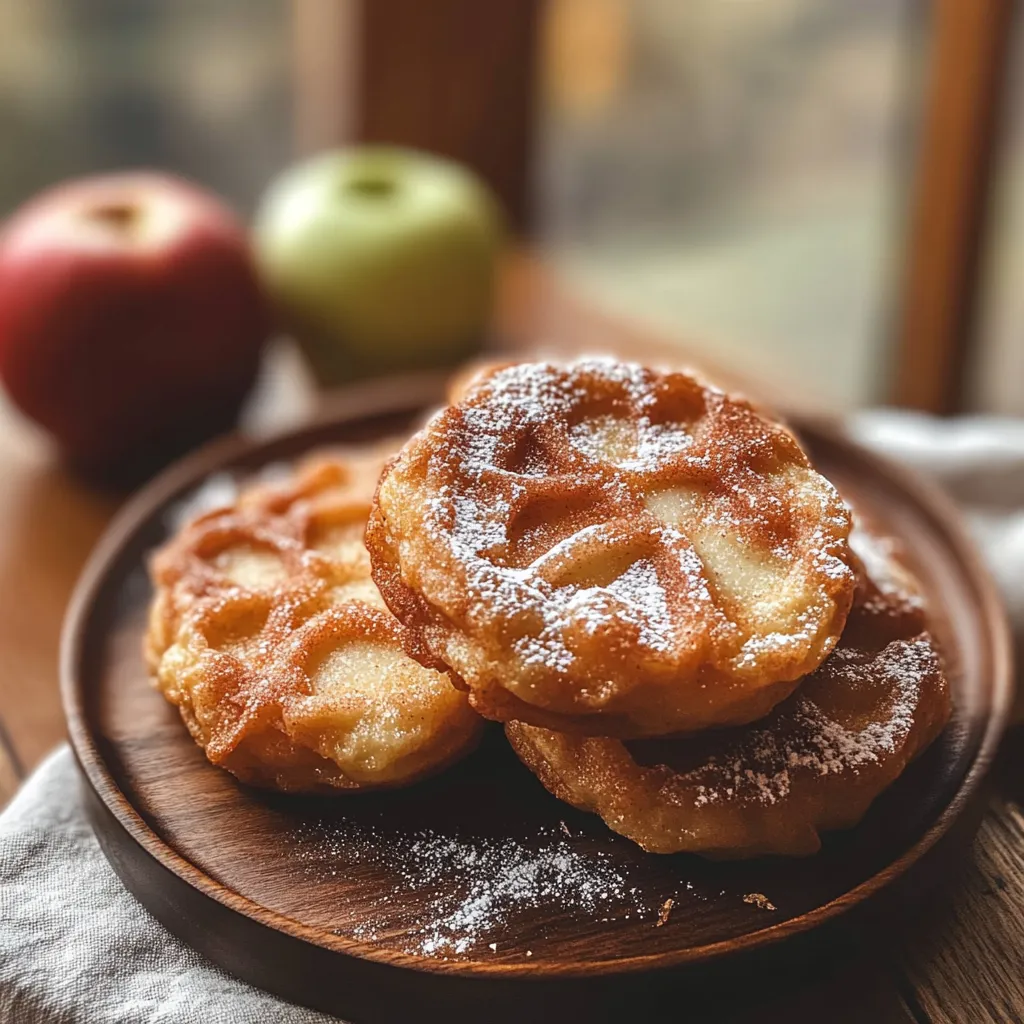 A plate of waffles with powdered sugar.