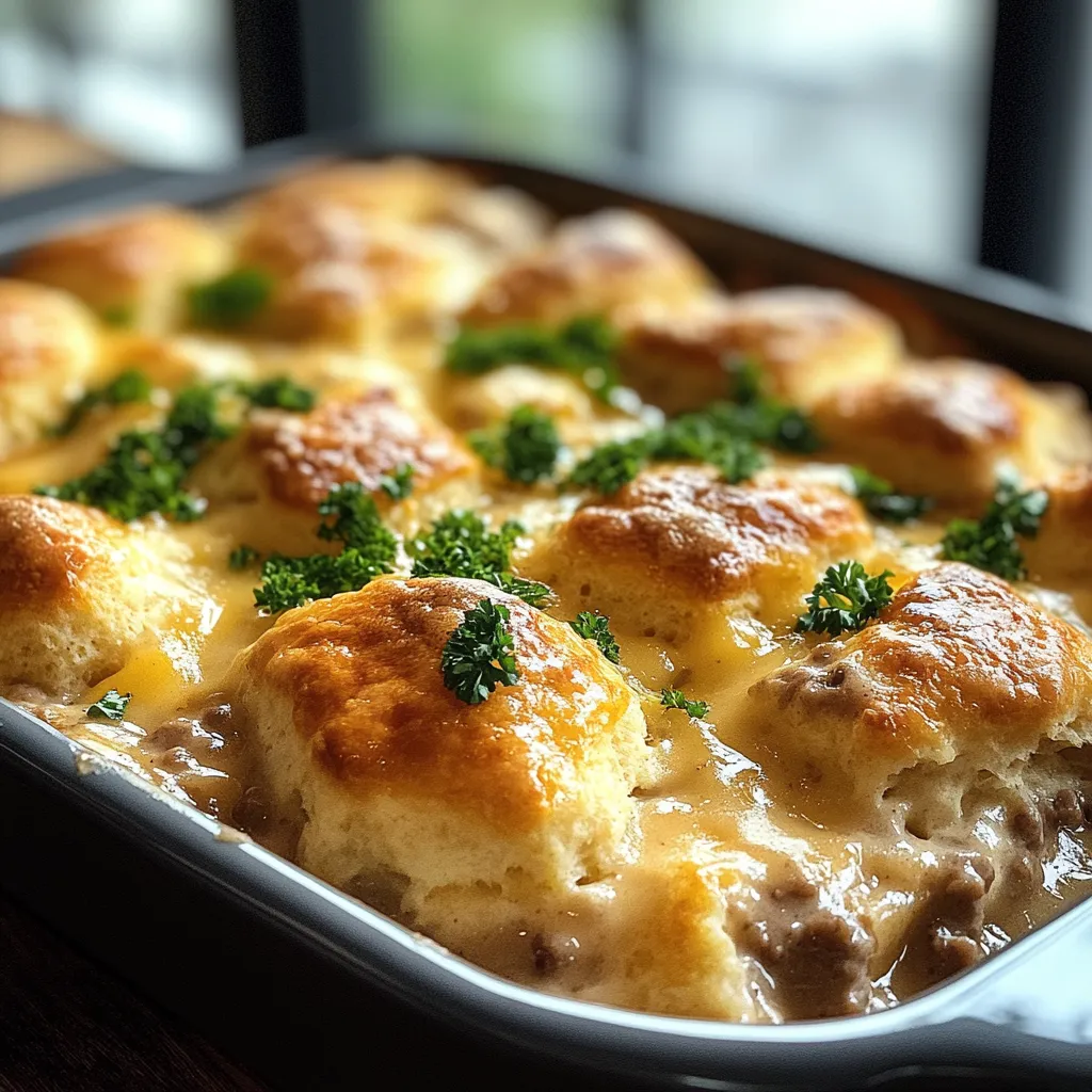 A pan of food with a green topping.