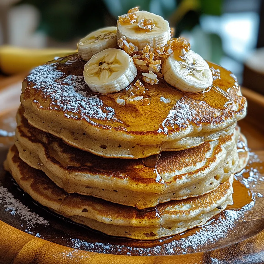 Bananas on top of pancakes.