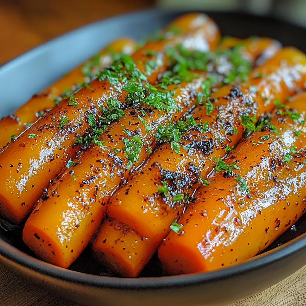 A bowl of carrots with black seasoning.