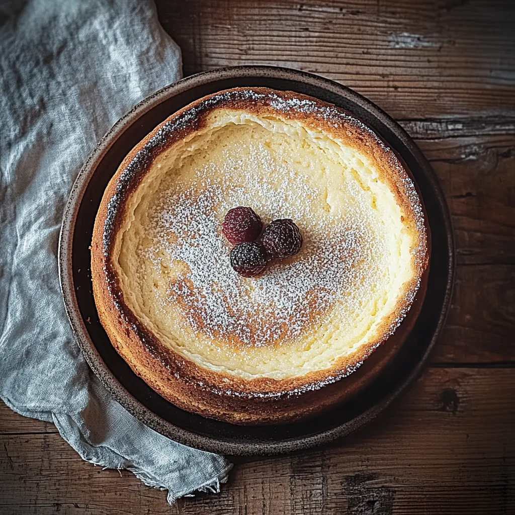 A cake with berries on top.