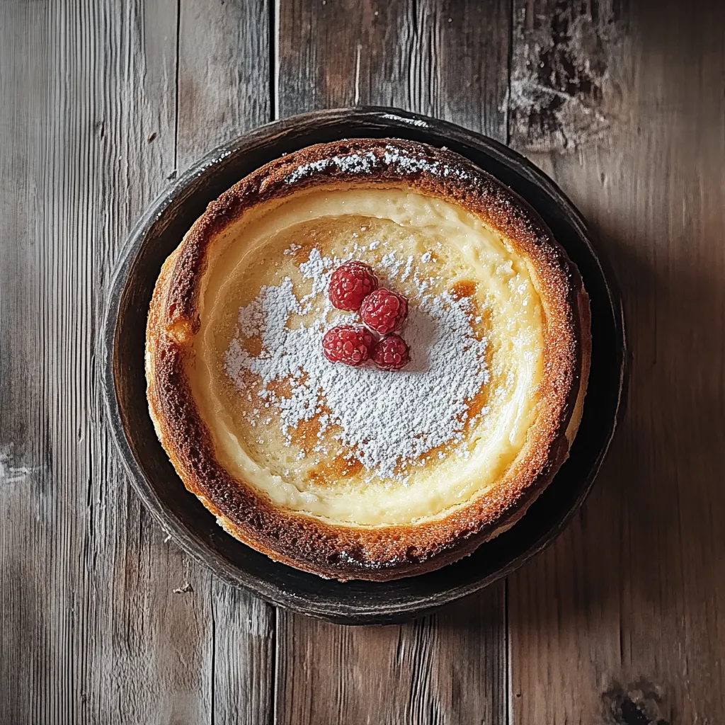 A slice of cake with powdered sugar and a raspberry on top.