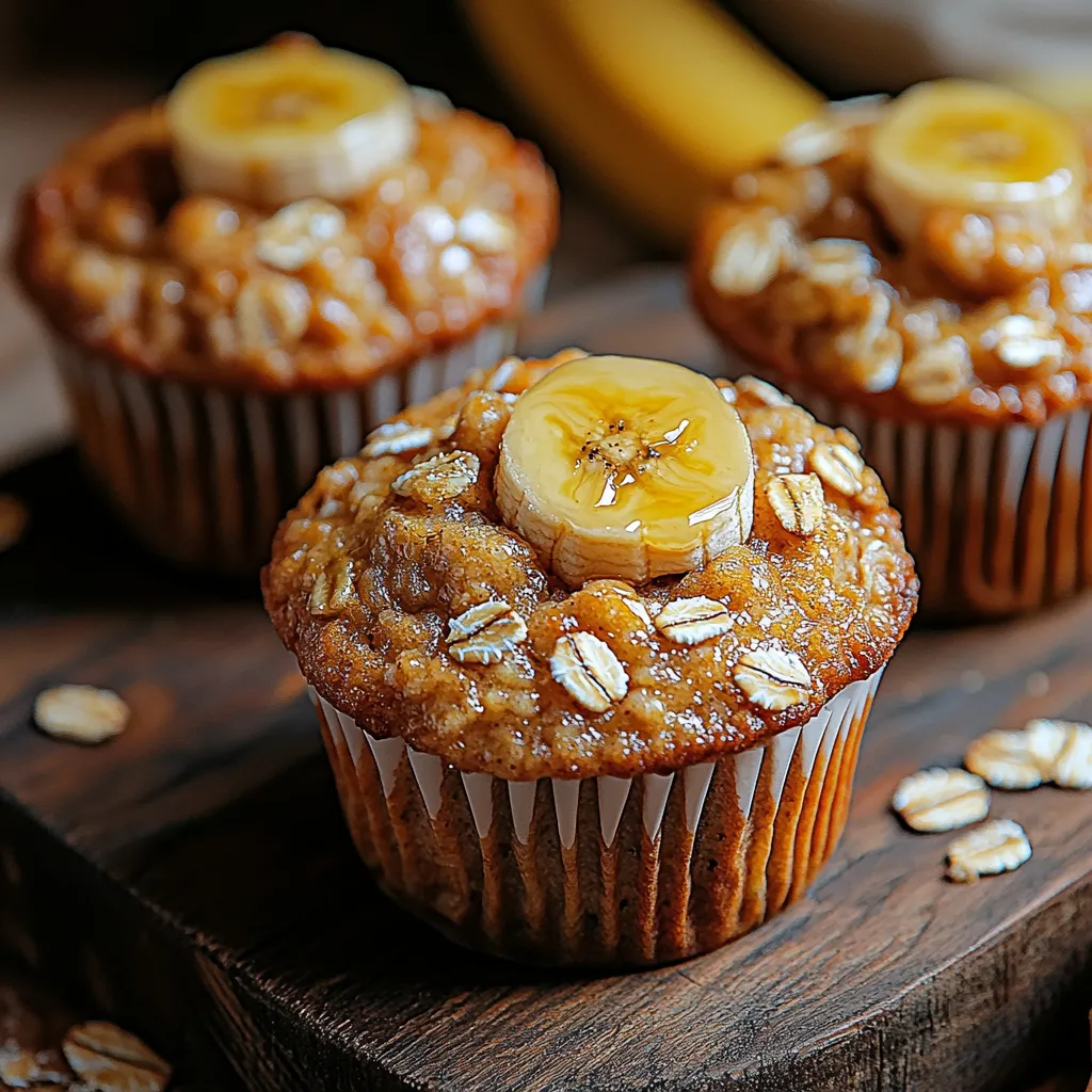 A cupcake with banana and nuts on top.