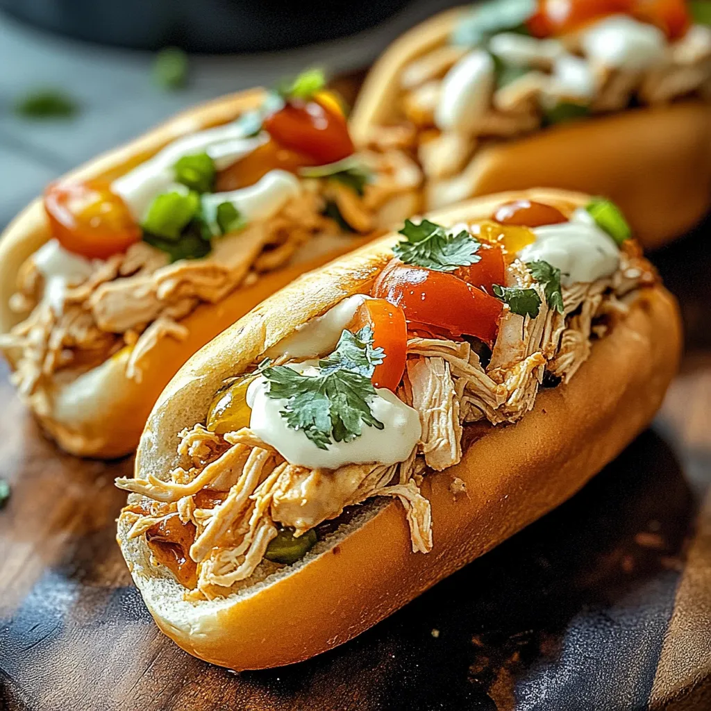 Two sandwiches with meat and tomatoes.