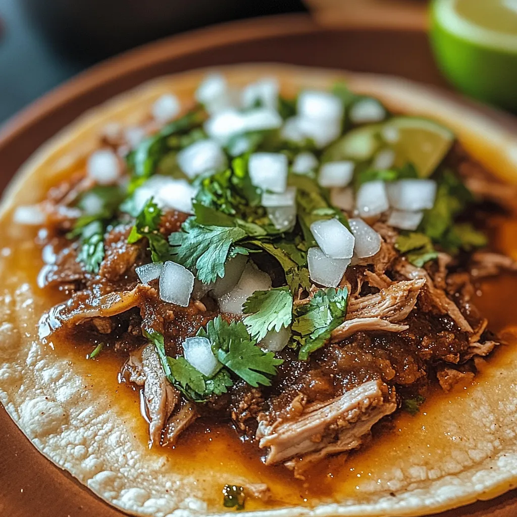 A plate of food with a taco and a lime wedge.