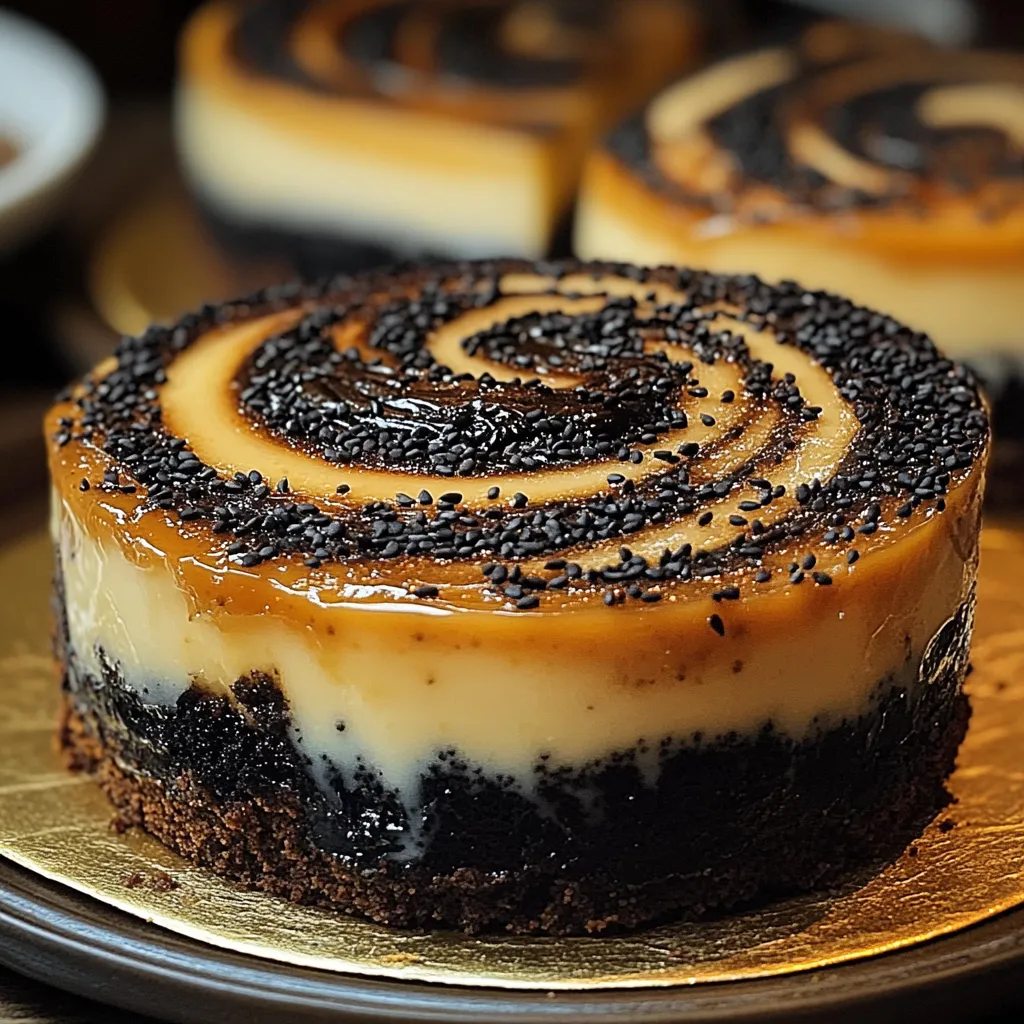 A slice of cake with a swirl pattern.