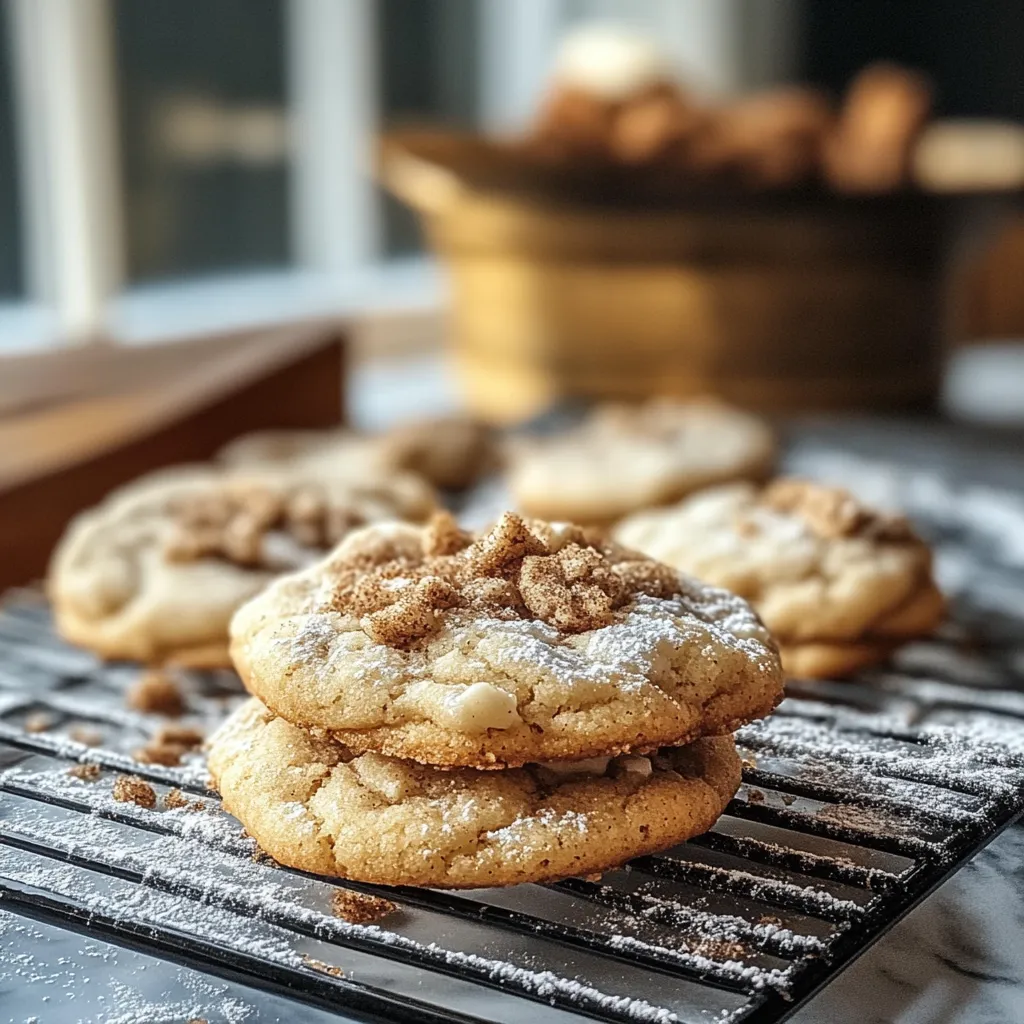 A tray of cookies with powdered sugar on top.