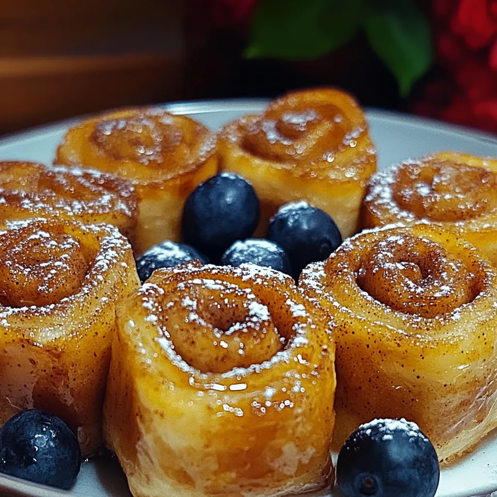 A plate of pastries with blueberries on top.