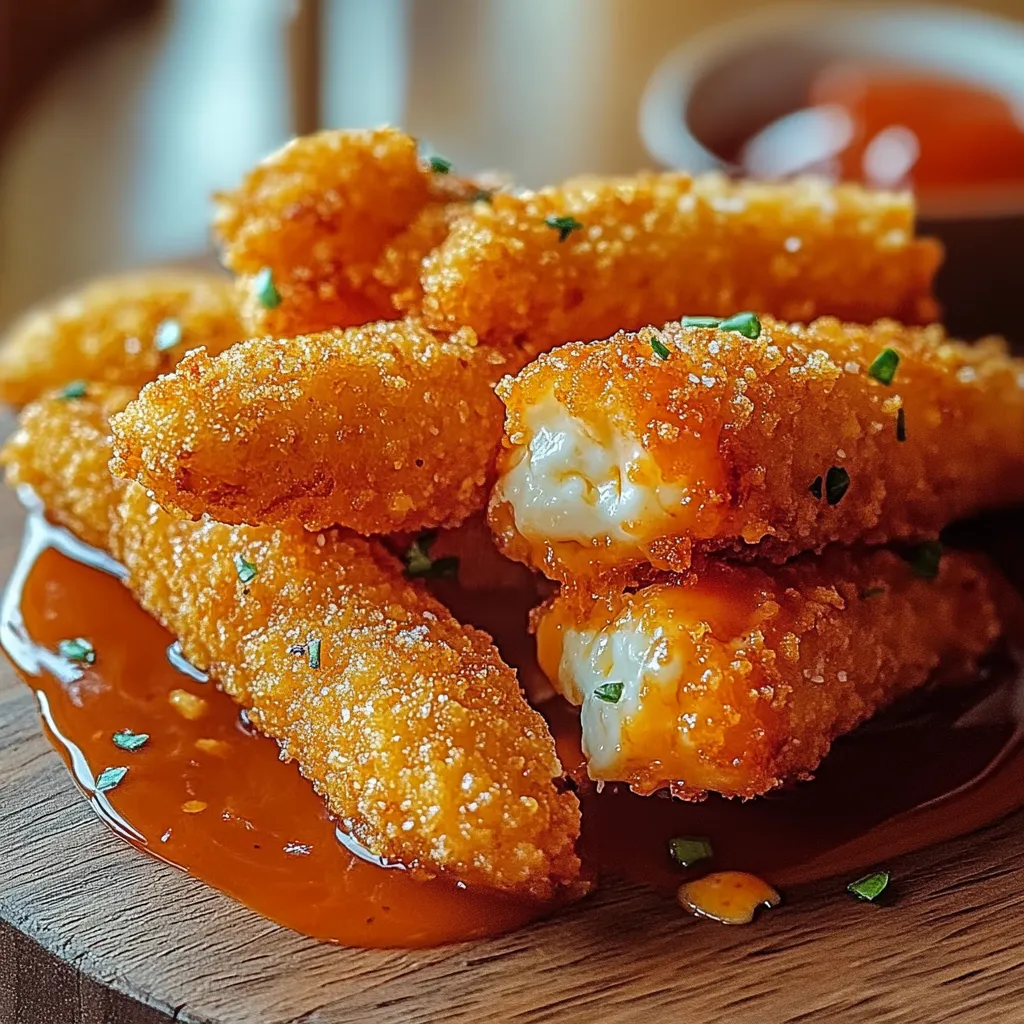 A plate of fried food with a sauce on it.