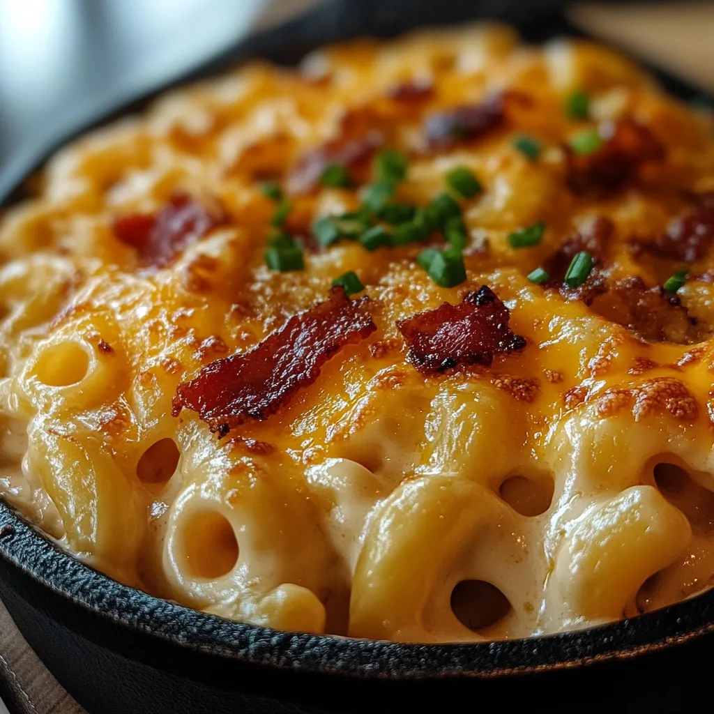 A close up of a bowl of macaroni and cheese.