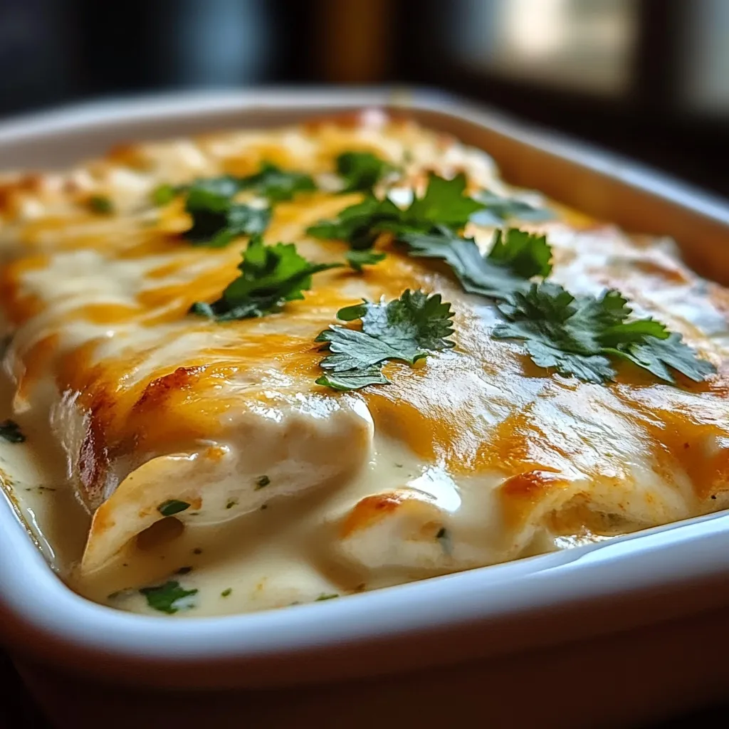 A white bowl with a casserole in it.