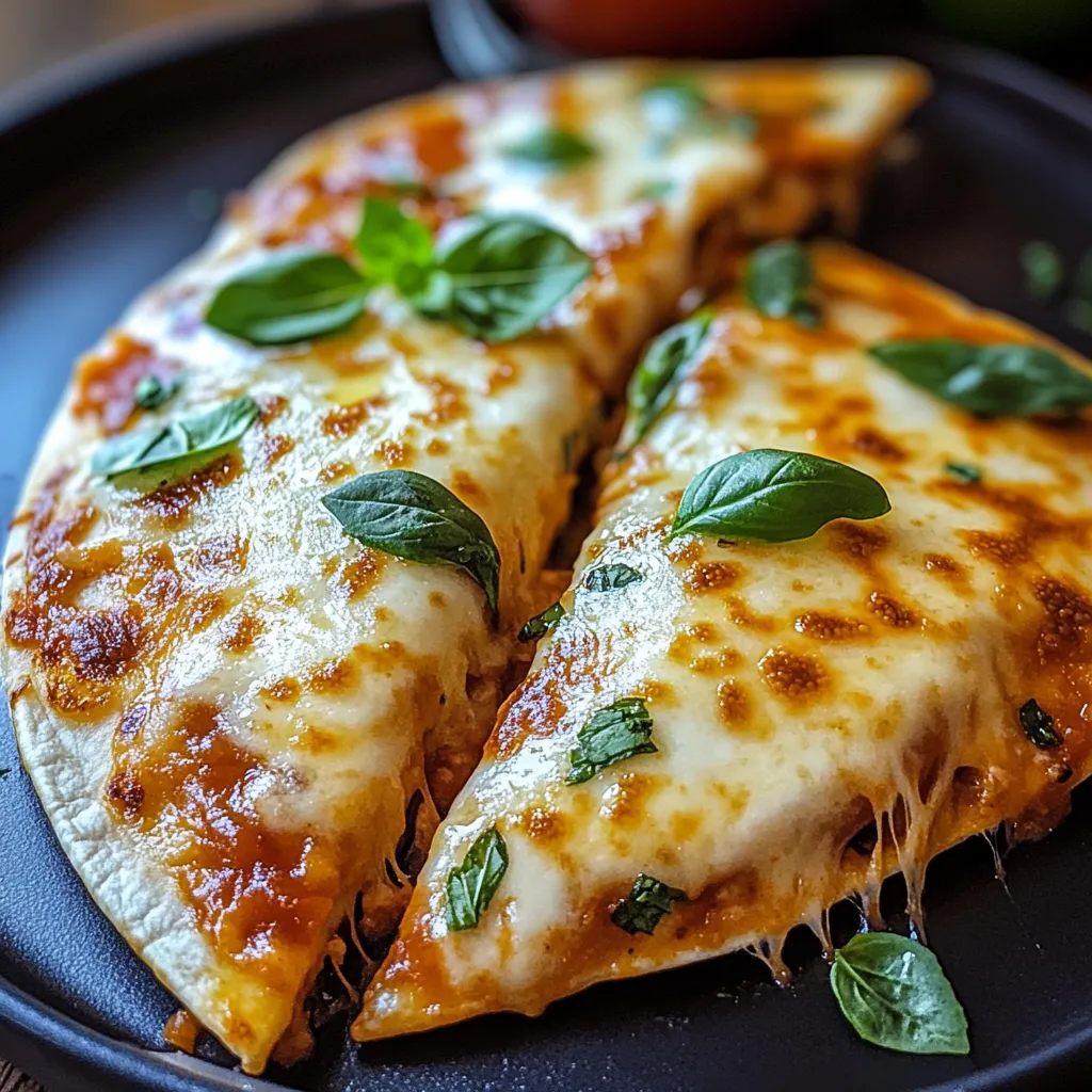 Two slices of pizza with spinach on top.