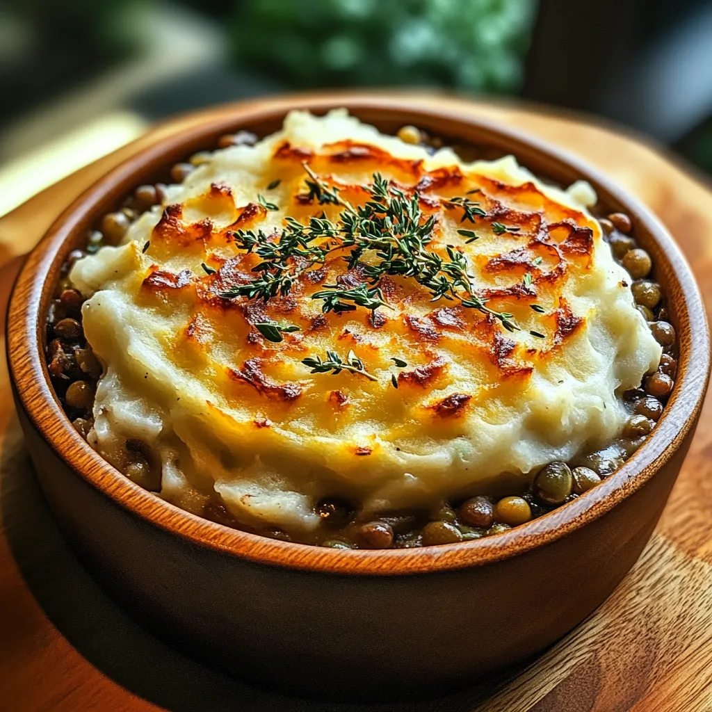 A bowl of food with a green garnish.