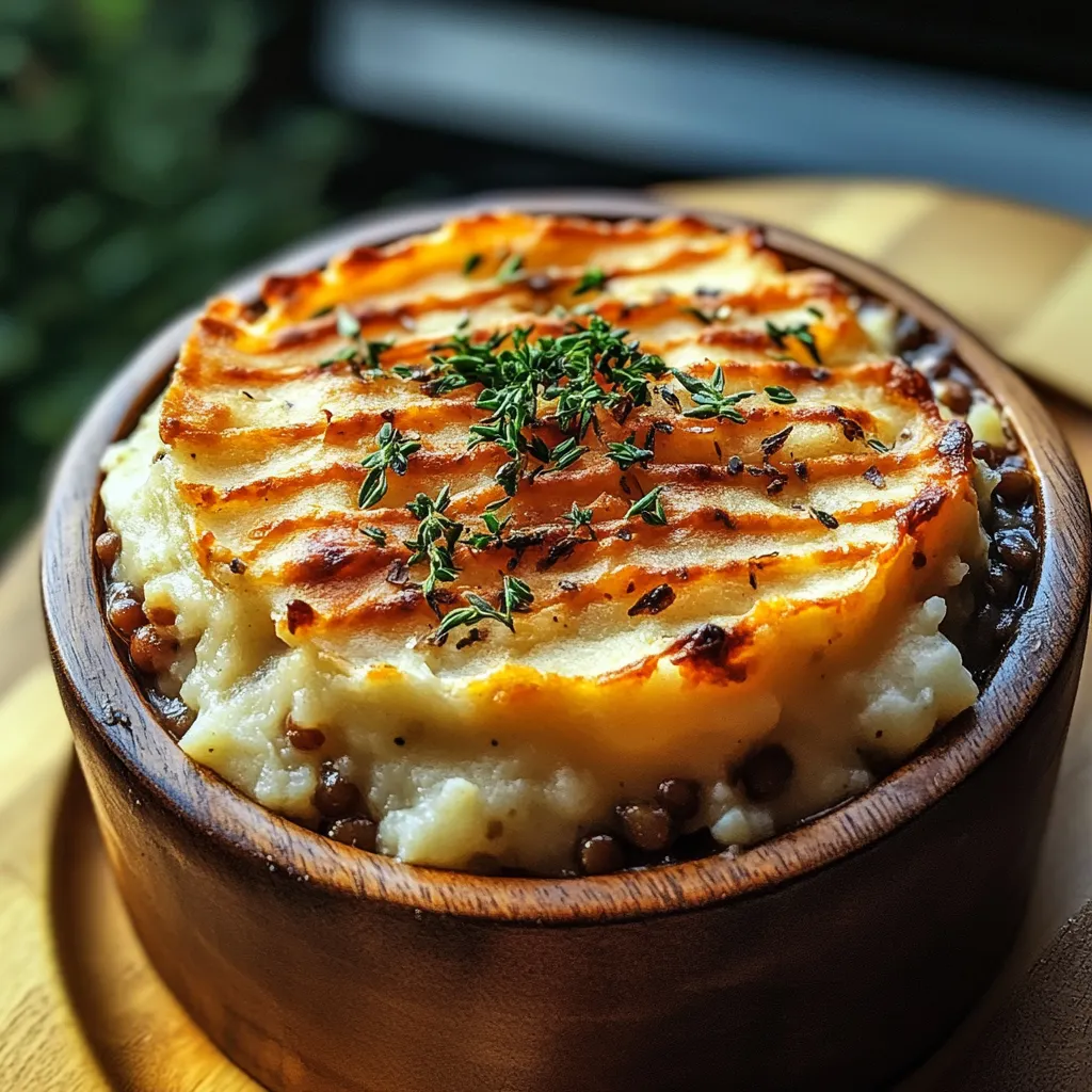 A wooden bowl with a potato dish.