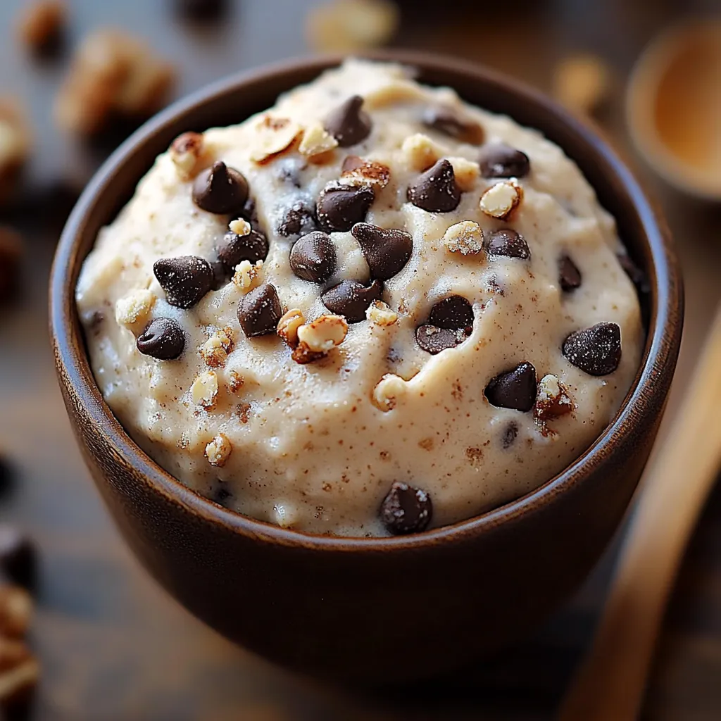 A bowl of chocolate ice cream with chocolate chips.