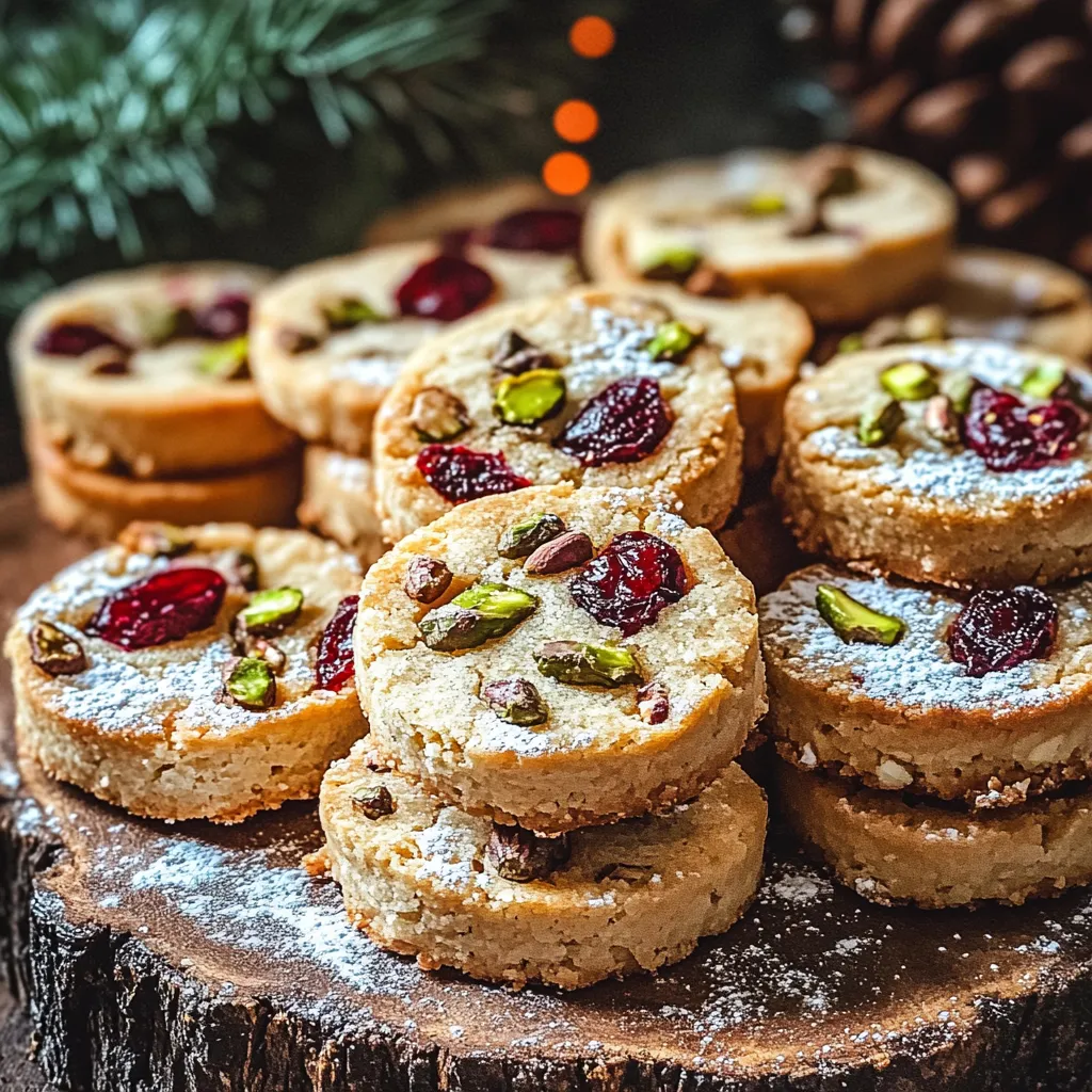 A plate of cookies with almonds and raisins.