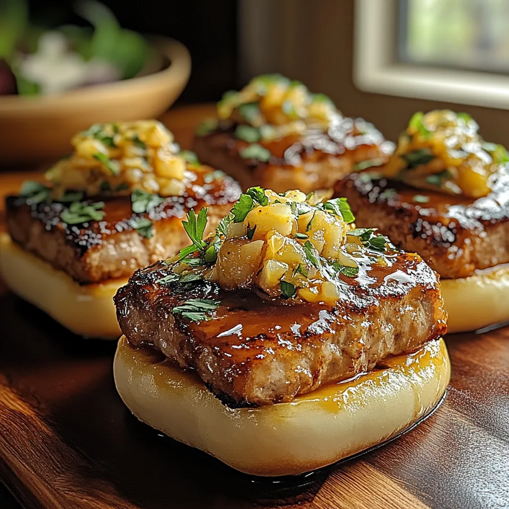 A plate of meat with a sauce on top.