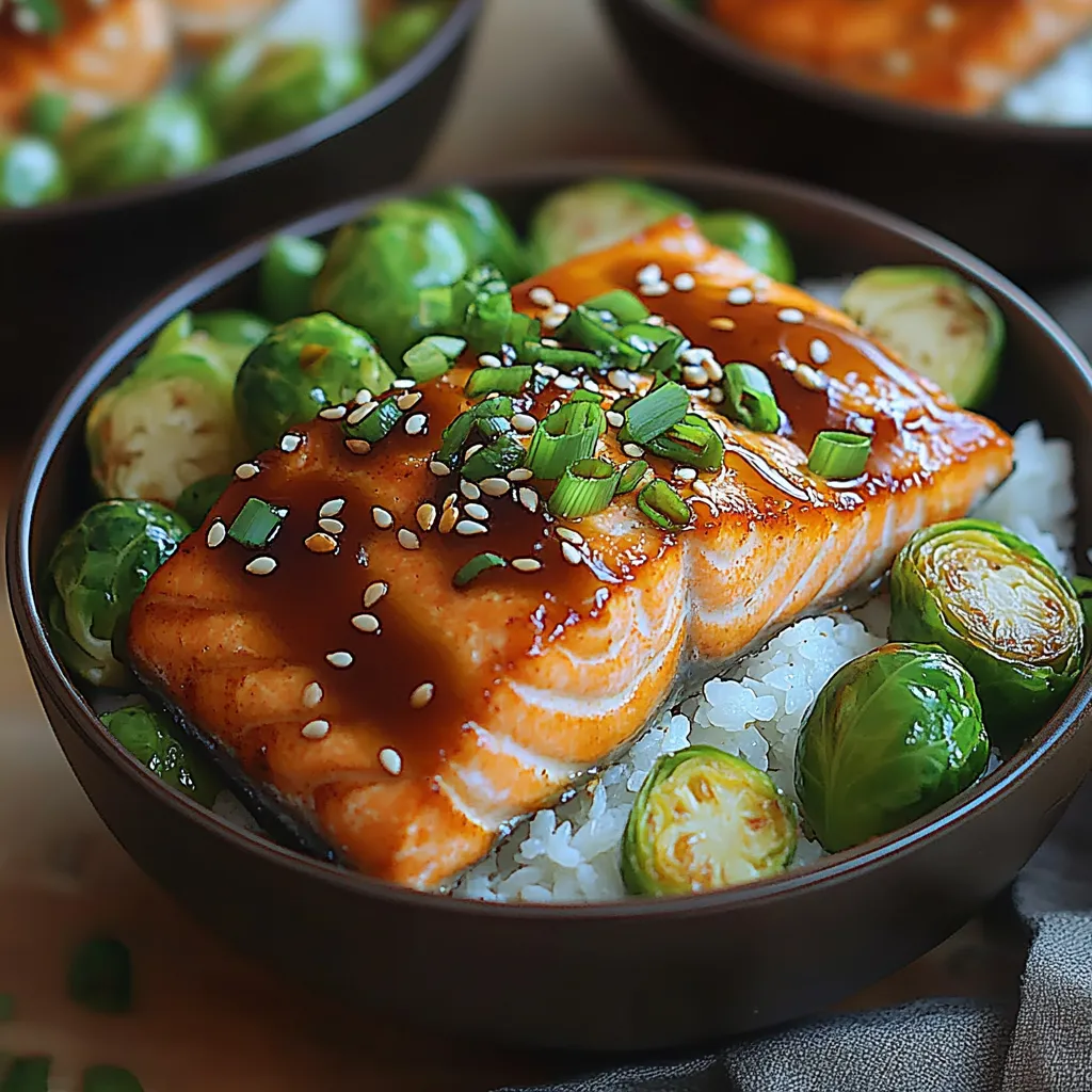 A bowl of food with fish and vegetables.