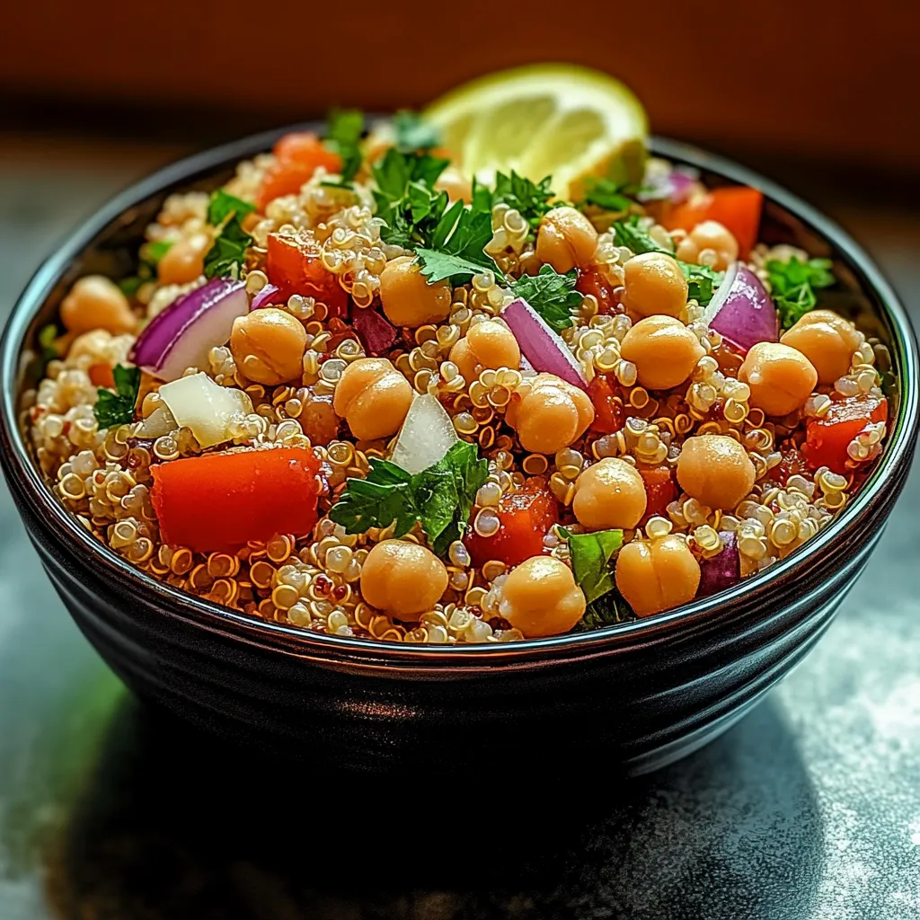 A bowl of food with tomatoes, onions, and couscous.