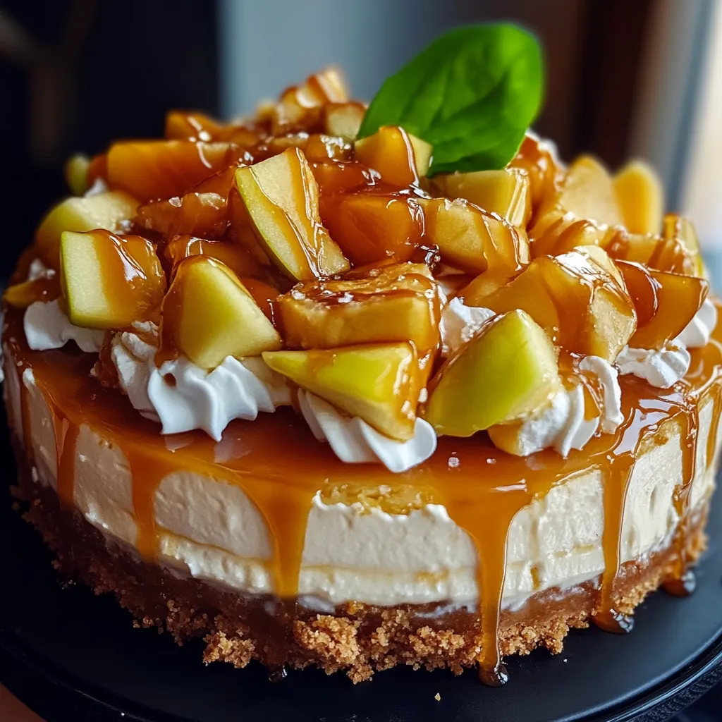 A slice of cheesecake with a leaf on top.
