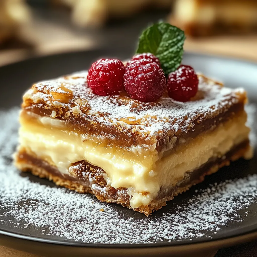 A slice of cake with raspberries on top.