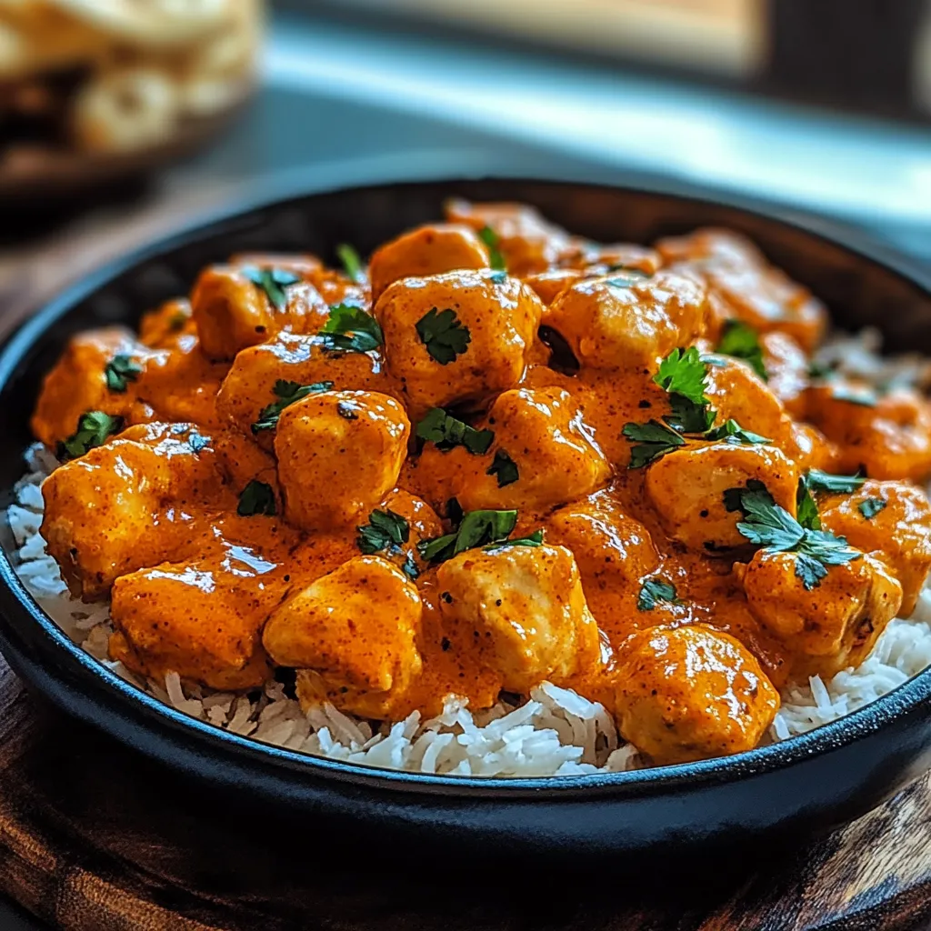 A bowl of rice with chicken and sauce.