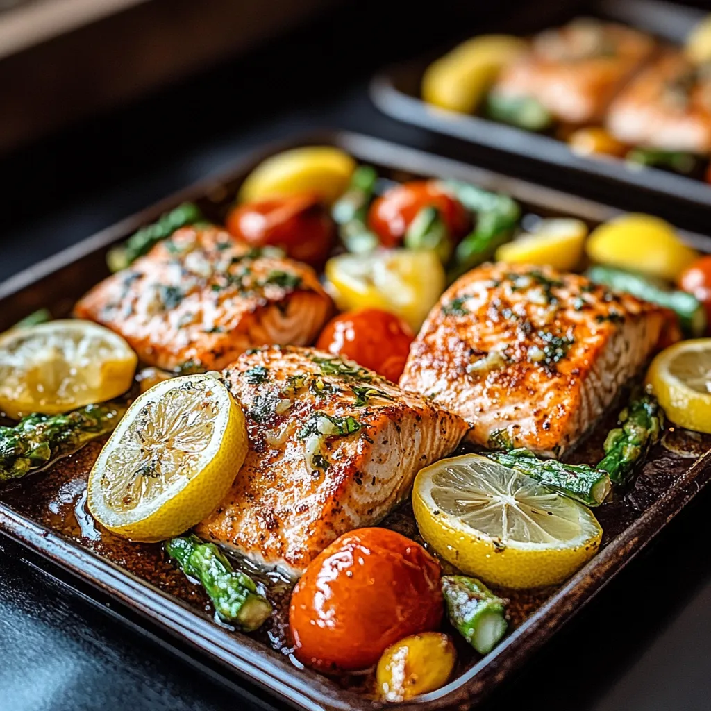A pan of fish and vegetables.